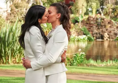 Amanda and Tash are the show's first ever same sex pairing (