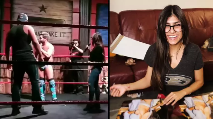 Joey Ryan Invites Mia Khalifa Into The Ring After She Criticised Wrestling 