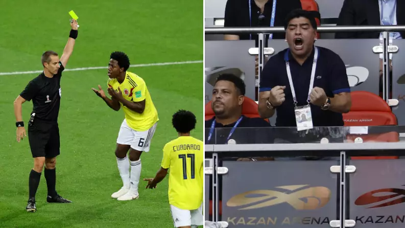 Diego Maradona Claims Colombia Were Victims Of Theft In Huge Referee Rant