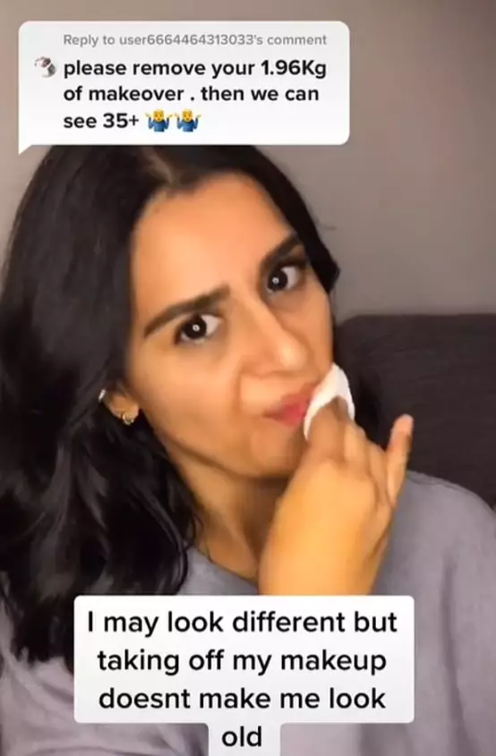 TikTok users couldn't believe Sakina's real age.