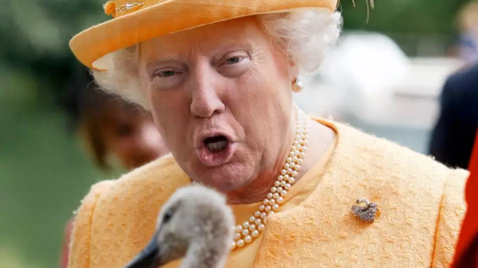 These Photoshops Of Donald Trump Combined With The Queen Can't Be Unseen