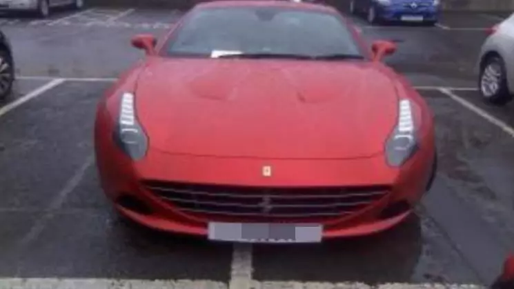 Ferrari Driver Fined For Parking Across Two Spaces Despite Paying For Both 