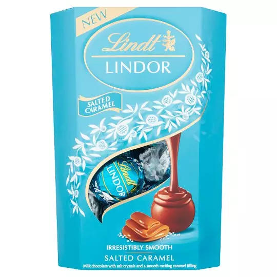 Lindt Lindor have released salted caramel flavoured chocolates (