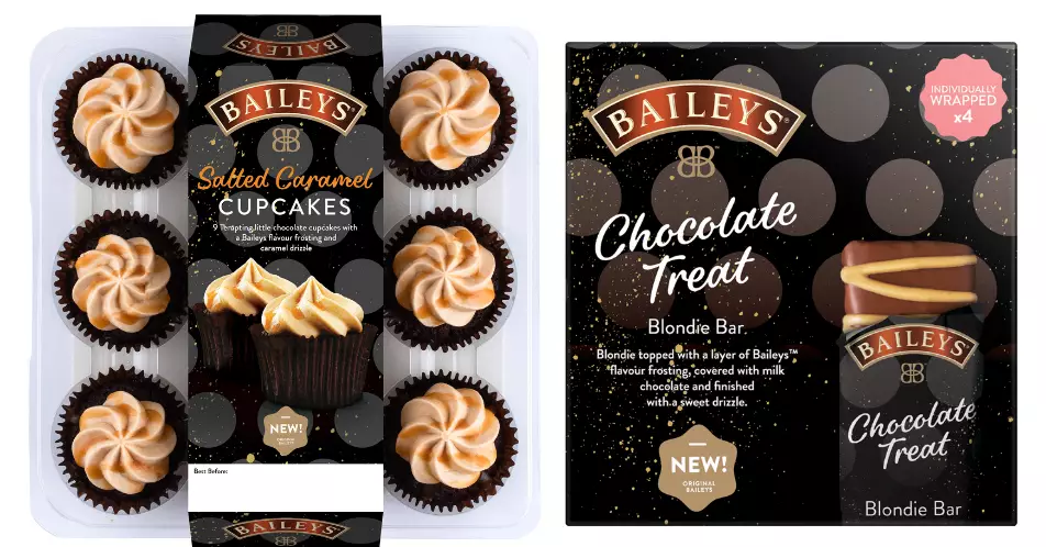 Bailey's infused cupcakes and bars are coming, too (