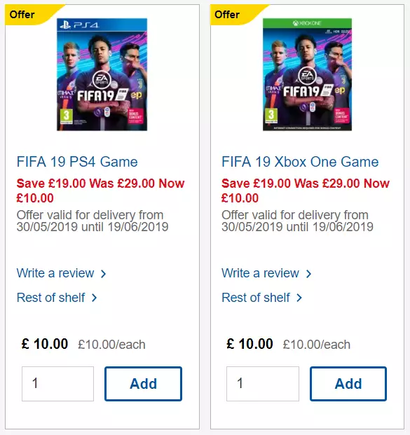 Tesco fifa 20 deals ps4