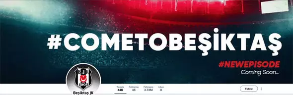 Besiktas' new header. Image: Twitter