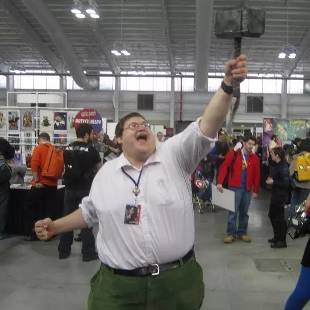 Robert as Peter Griffin at New York Comic Con 2012.