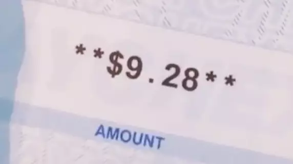Mum Shares $9 Paycheck After Working Over 70 Hours As A Server