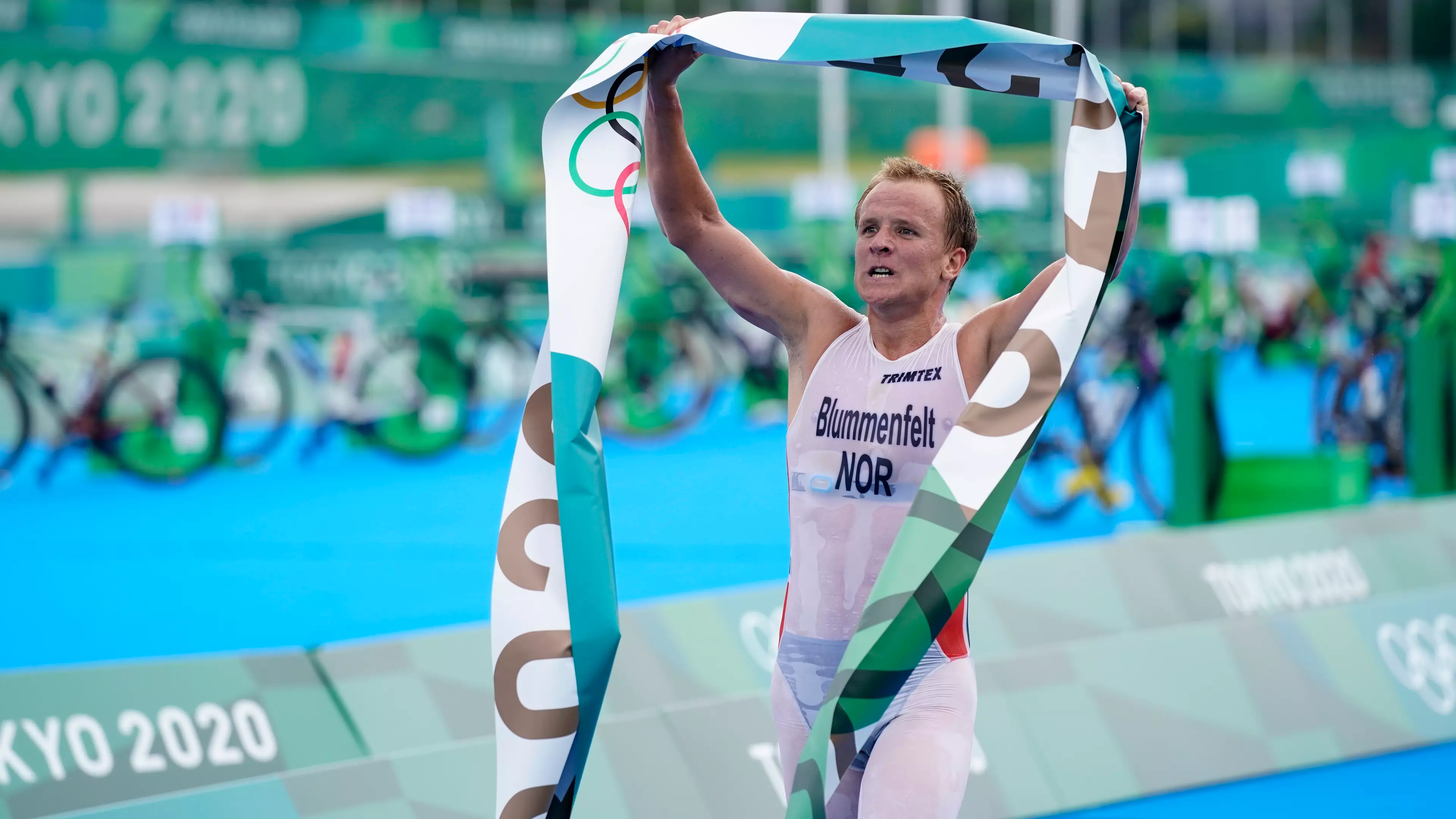 Triathlete Causes Controversy Wearing All White Costume At The Olympics