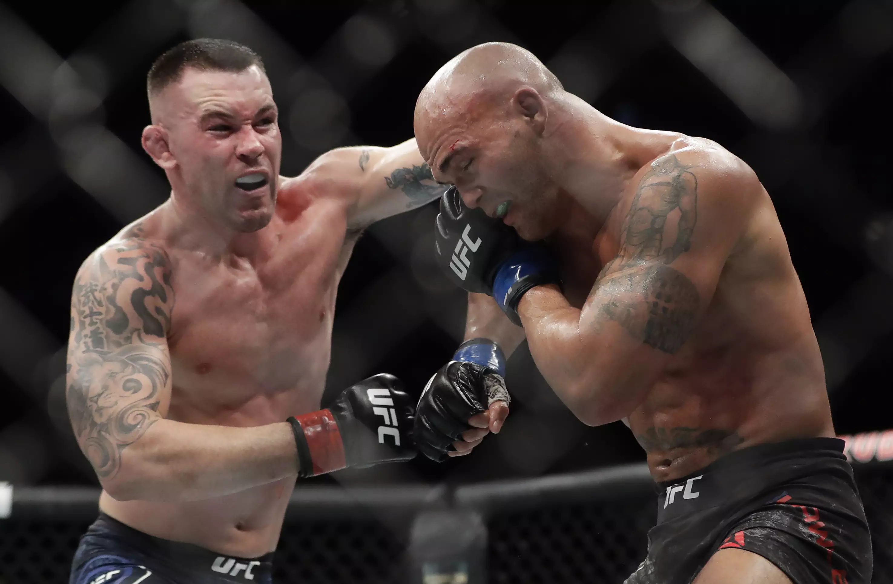 Colby Covington, pictured in action against Robbie Lawler, wants to fight Kamaru Usman next