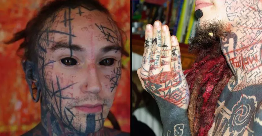 Body Modifier Chopped Off Their Own Finger To Create Extreme Body Art