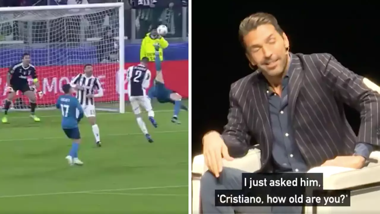 Gianluigi Buffon Remembers The Conversation He Had With Cristiano Ronaldo After Overhead Kick