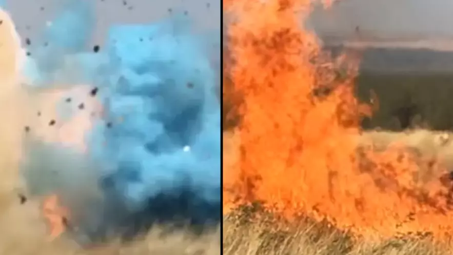 Video Released Of The Gender Reveal Party That Went Wrong, Causing Massive Wildfire 