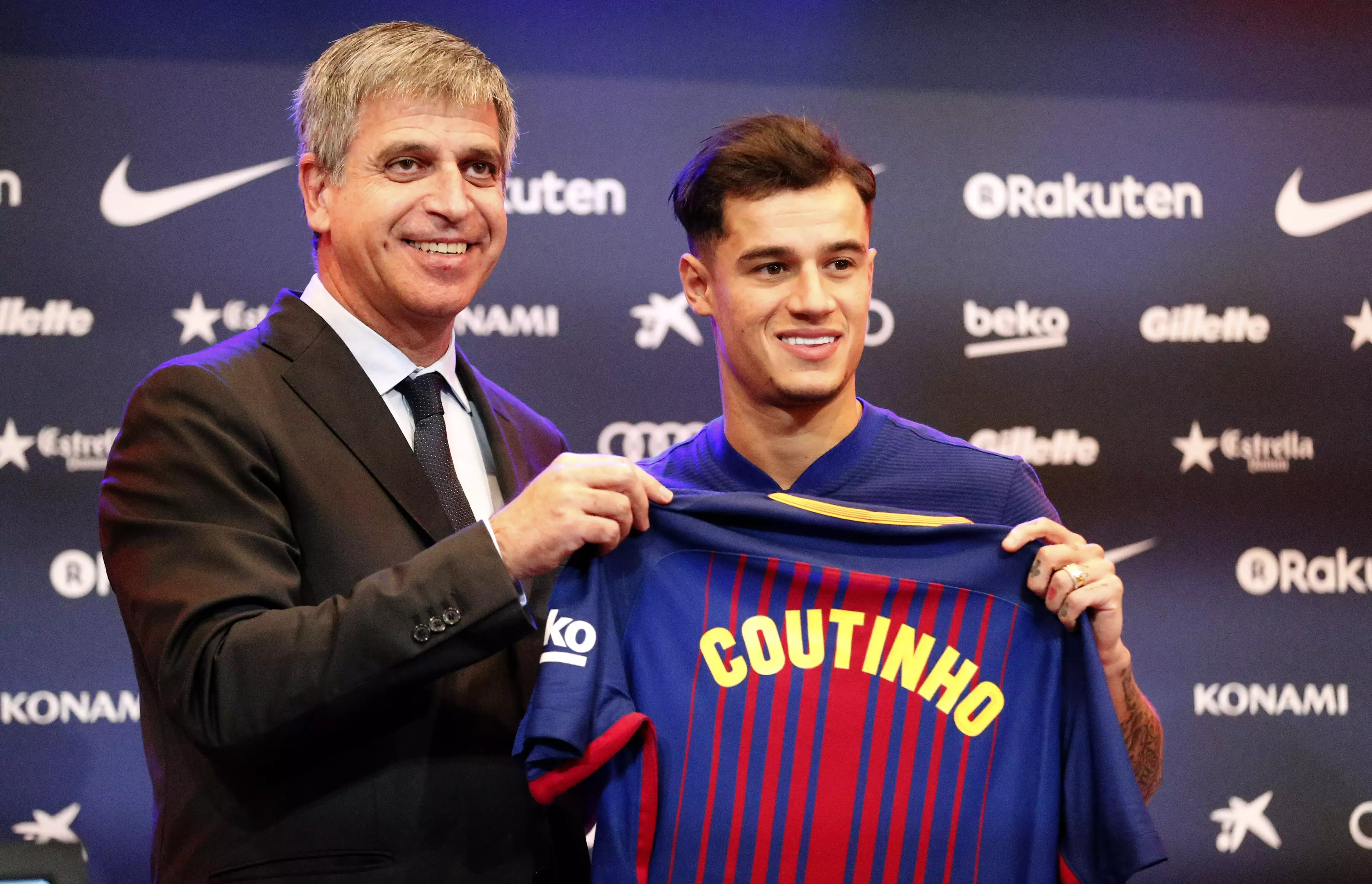 It took Coutinho ages to get his move. Image: PA Images