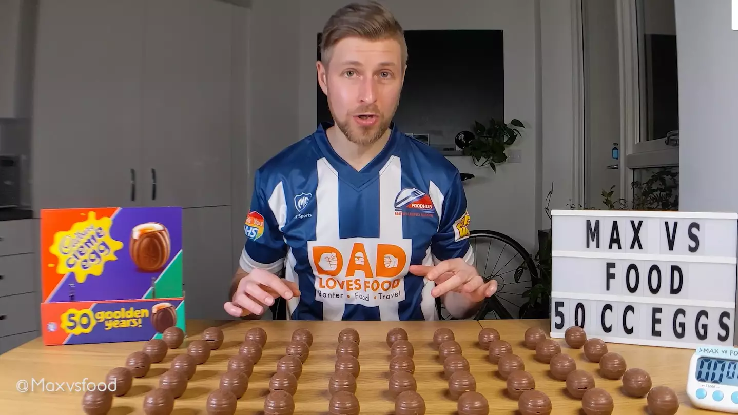 Man Eats 50 Creme Eggs In Just 24 Minutes 