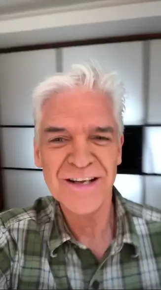 Phillip Schofield told fans he'd done his own makeup (