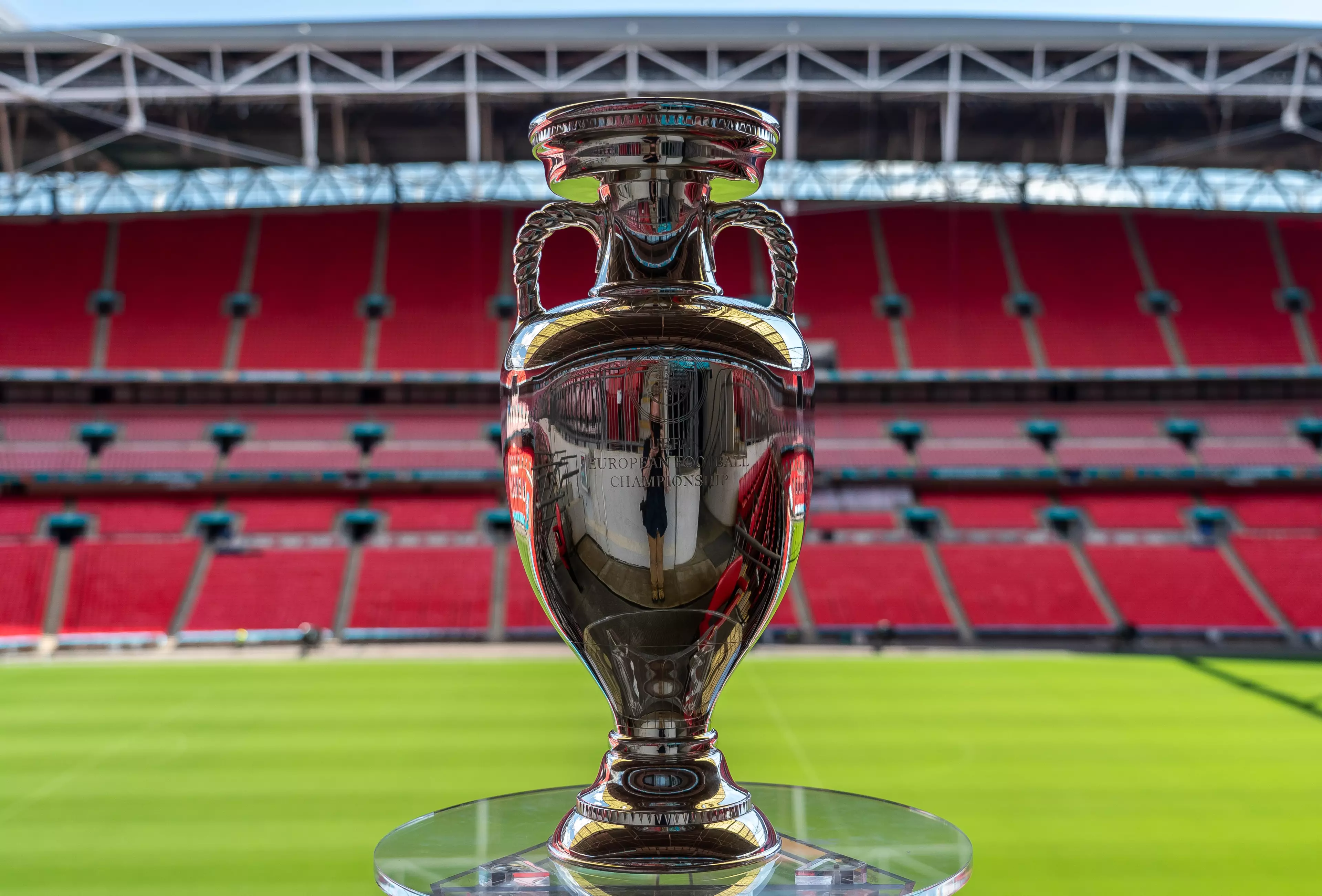 UEFA EURO 2020 trophy tour at Wembley Stadium (