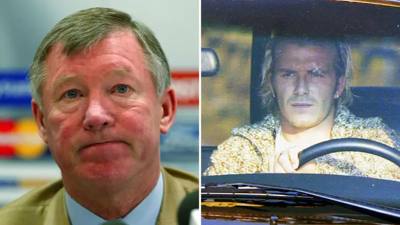 What Happened When Sir Alex Ferguson Kicked A Boot At David Beckham