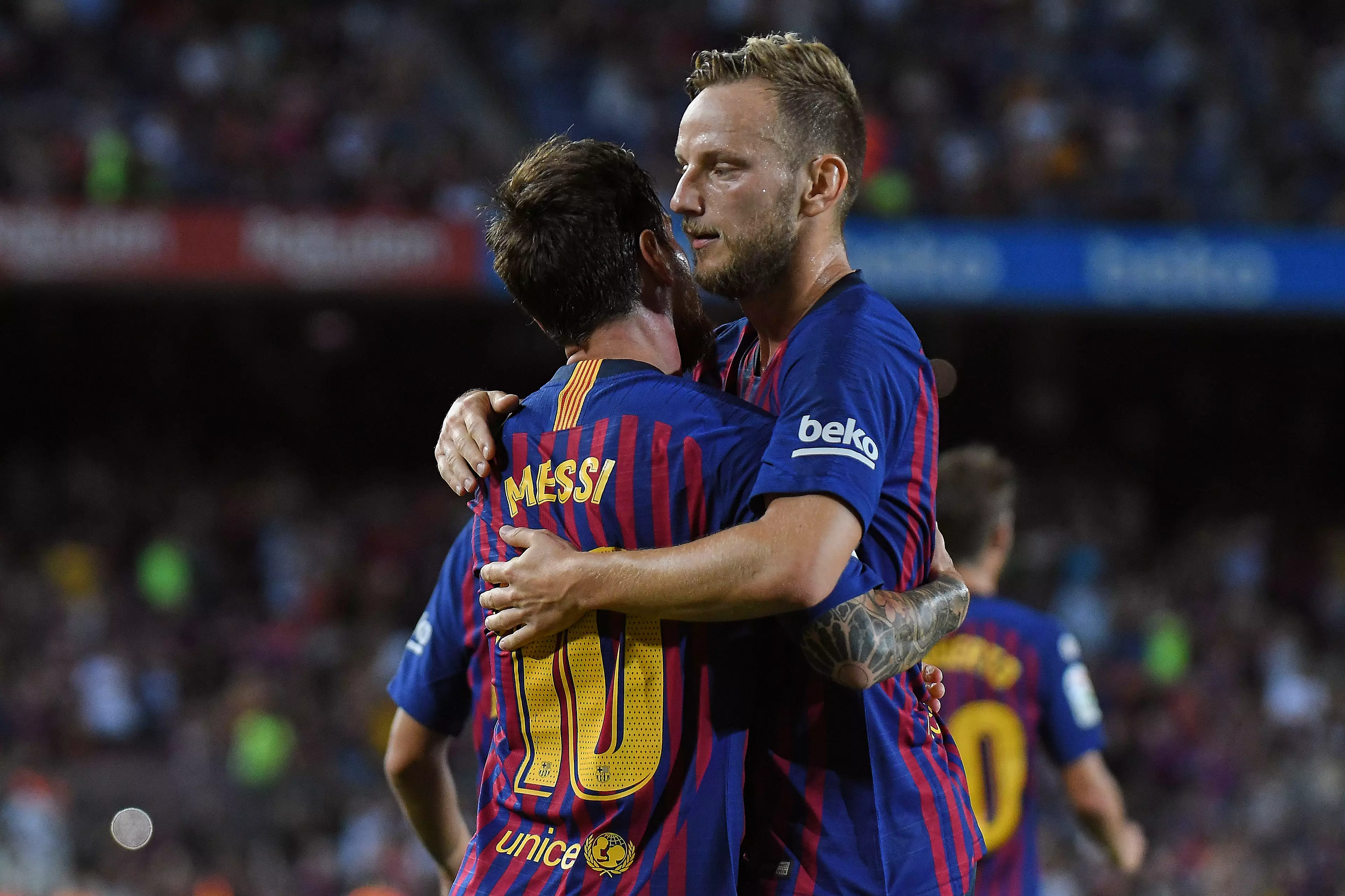 Ivan Rakitić Says Barcelona Players Celebrate Before Messi Even Takes A Free-Kick