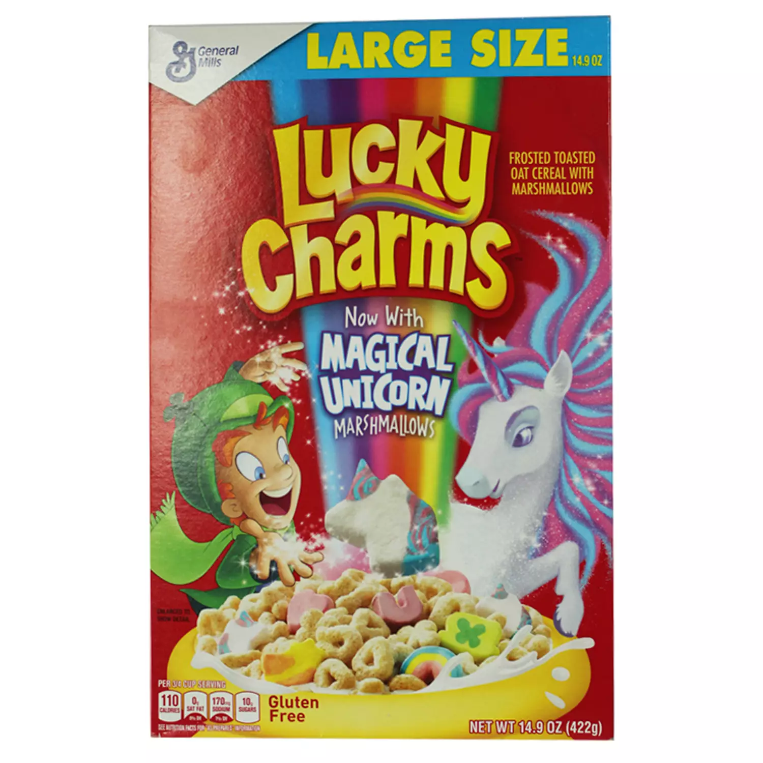 Lucky Charms are one of the American items on sale (