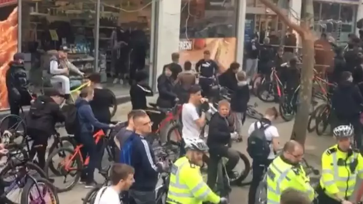 Thousands Ride Through London To Protest Against Knife Crime