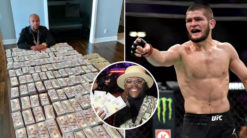 Khabib Nurmagomedov's Manager Claims Floyd Mayweather Is 'Begging' For A Fight After 'Running Out Of Money'