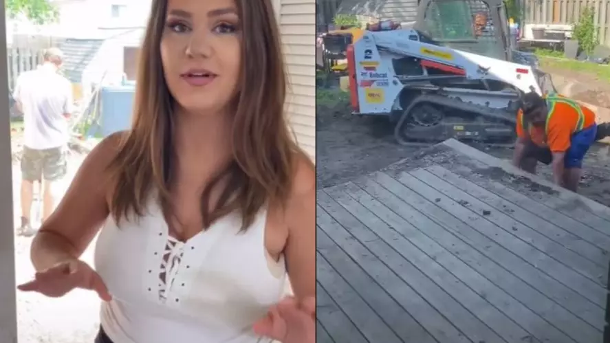 Woman Doesn't Stop Builders Who Turn Up At The Wrong House
