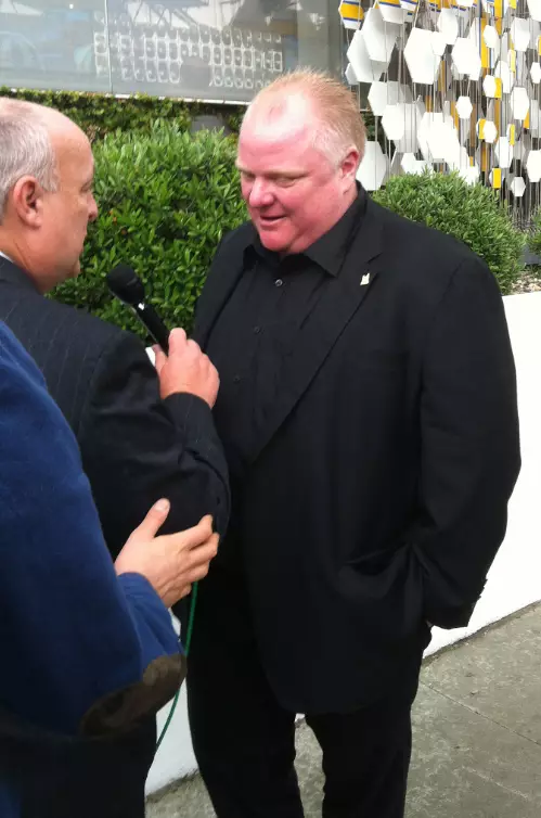 Former Mayor of Toronto Rob Ford.