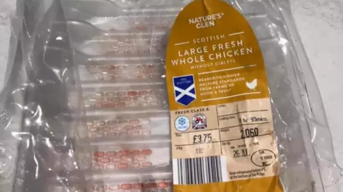 Horrified Aldi Shopper Finds 'Intestines' Inside £3.75 Chicken