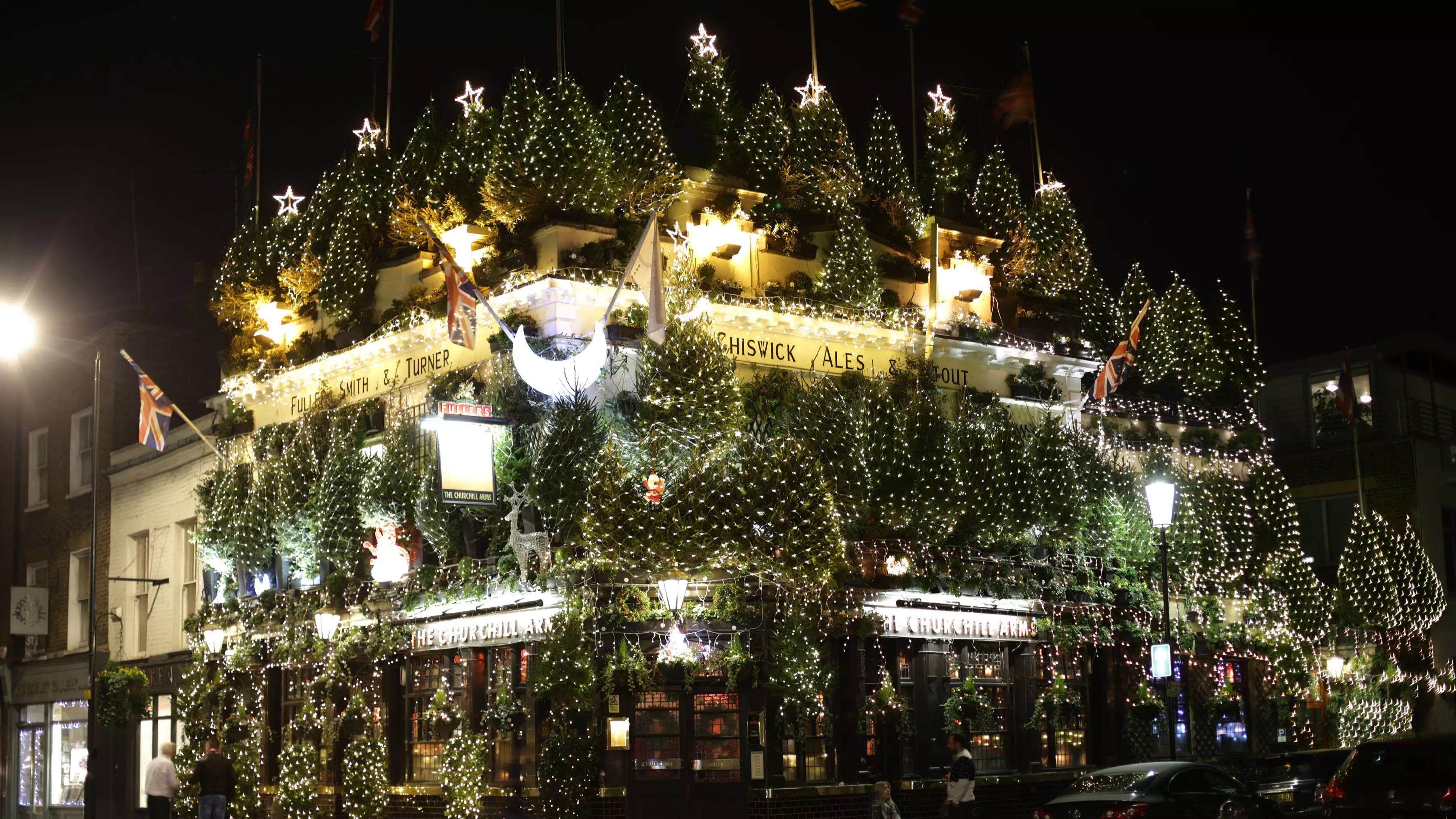 The Most Christmassy Pub In London Has Turned On Its Lights