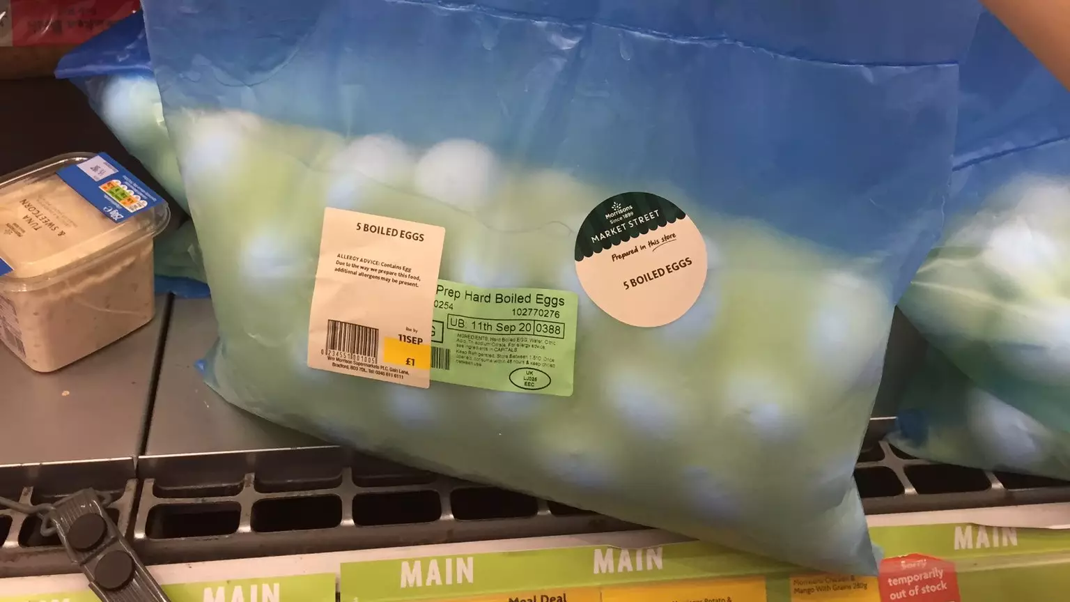 Shoppers Horrified After Spotting Bags Of 'Wet Eggs' Sold In Morrisons 