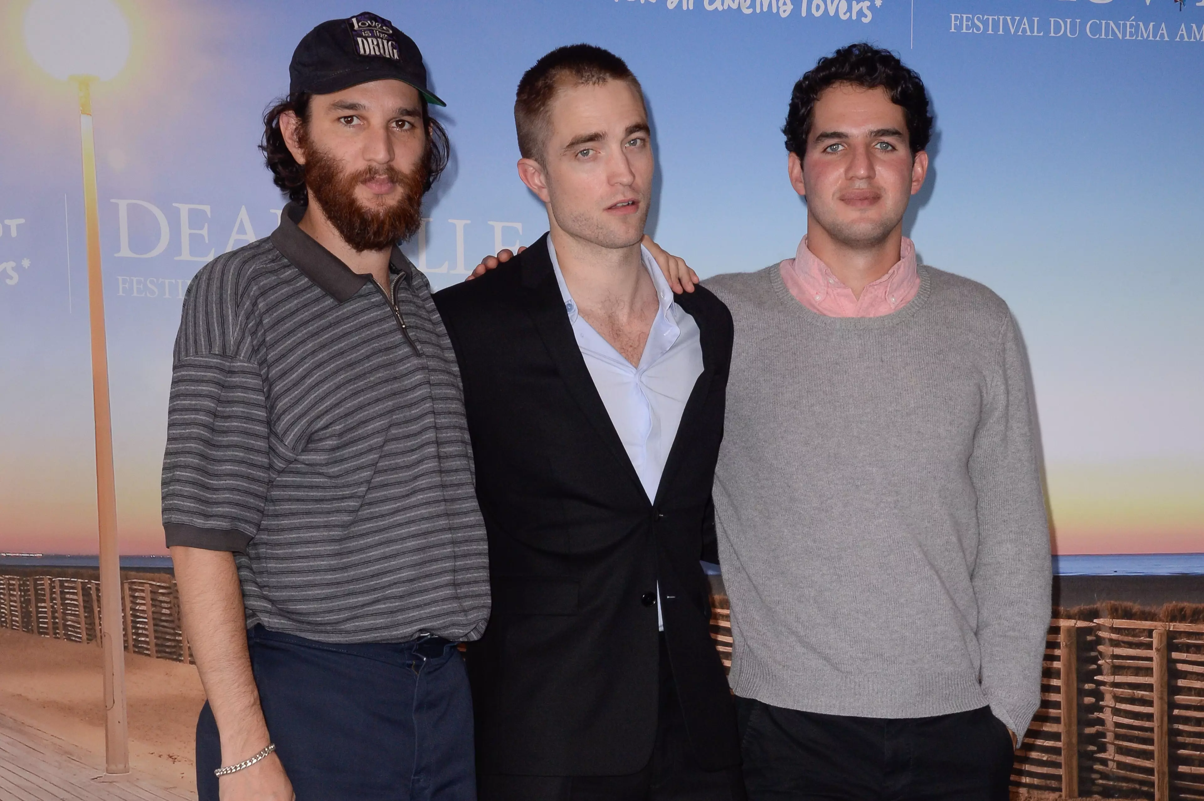 Robert Pattinson with Josh and Benny Safdie.