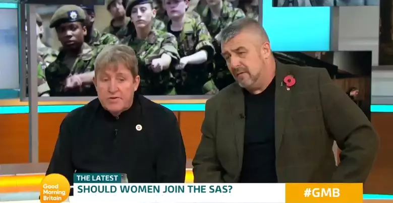 The Former SAS member appeared on Good Morning Britain With Piers Morgan.