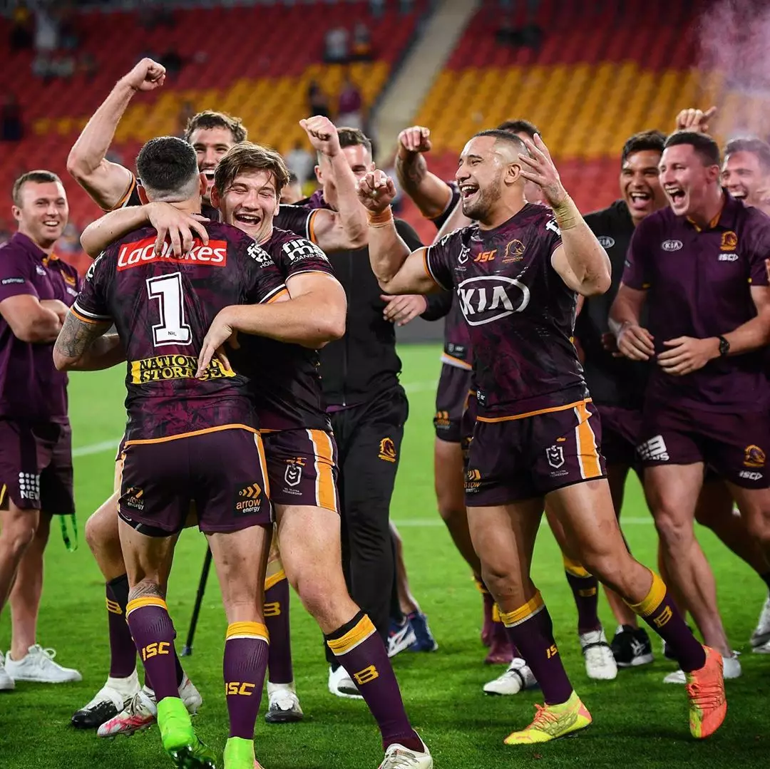 Darius Boyd was congratulated by his teammates after the big reveal.