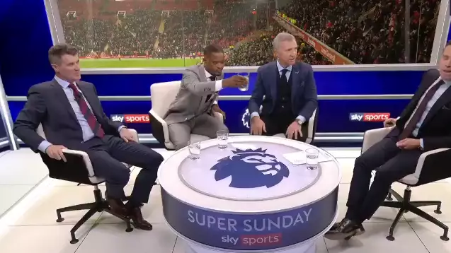 Patrice Evra Hilariously Checks What Graeme Souness Is Drinking After His Angry VAR Rant