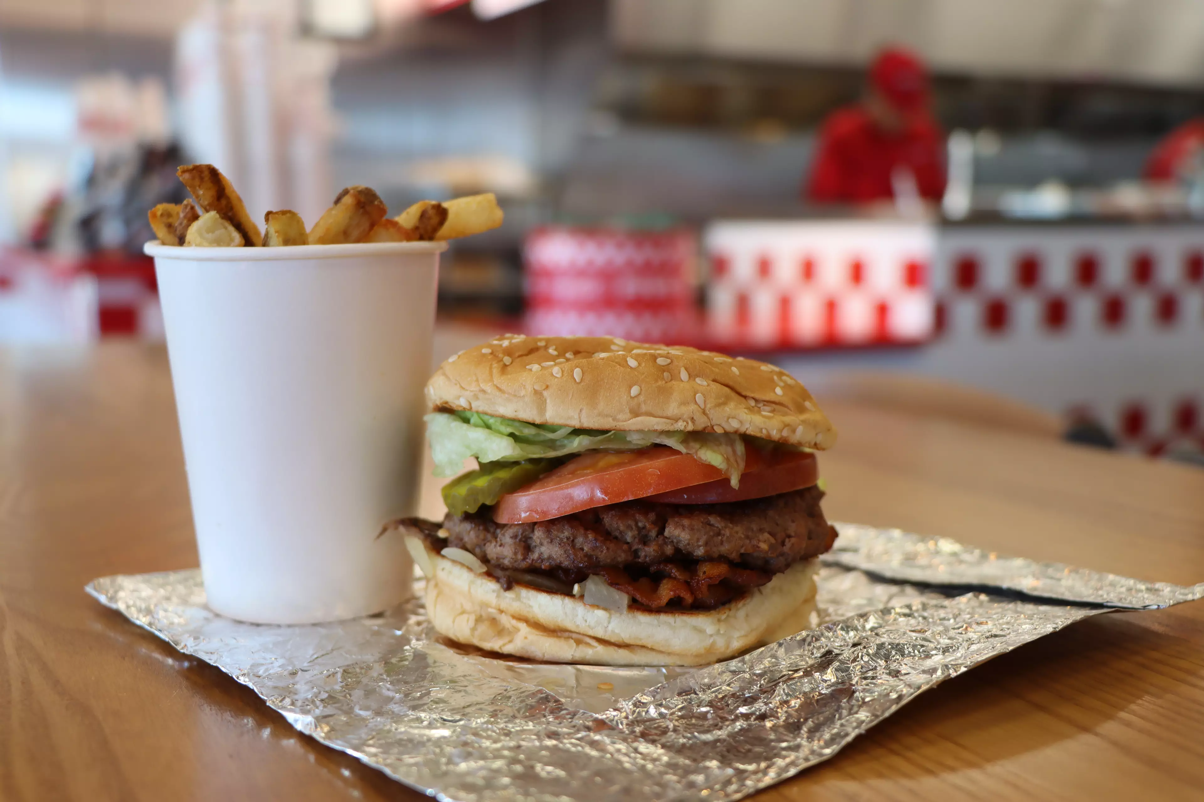 Five Guys' reopened branches include St Paul's, Baker Street, Edinburgh Fort Kinnaird, Edinburgh Fountain Park, Plymouth and Liverpool Queen Square (