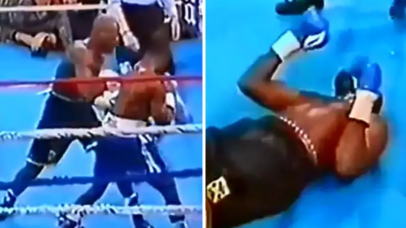 Knockout Voted 'Best Finish In 30 Years' Saw Boxer Turn Into A Zombie On The Canvas