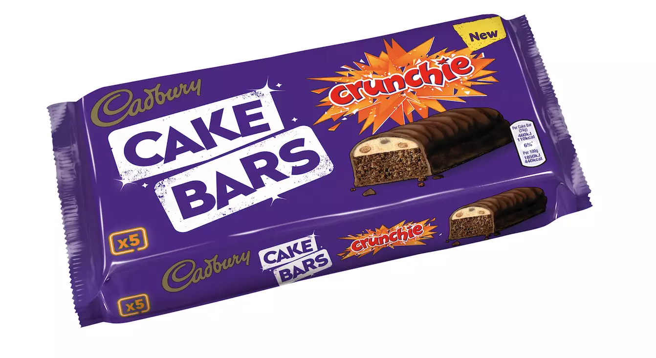Cadbury Crunchie Cake Bar (