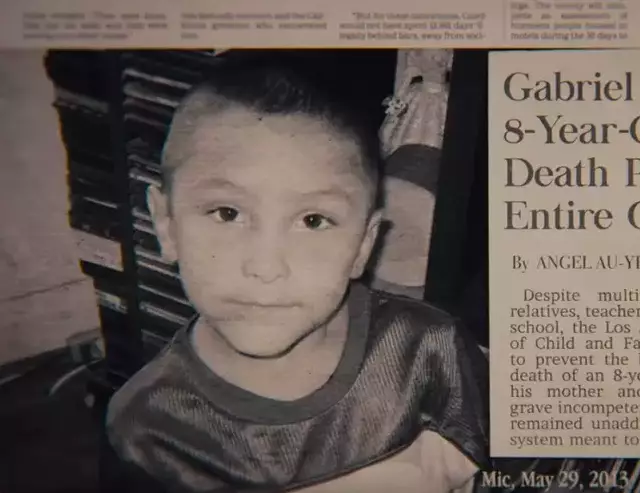 Gabriel was found unconscious when paramedics arrived at his home in Palmdale, California (