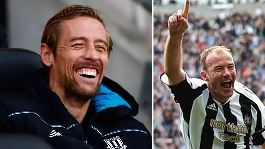 Peter Crouch Writes Hilarious Message About Alan Shearer's Goal Record