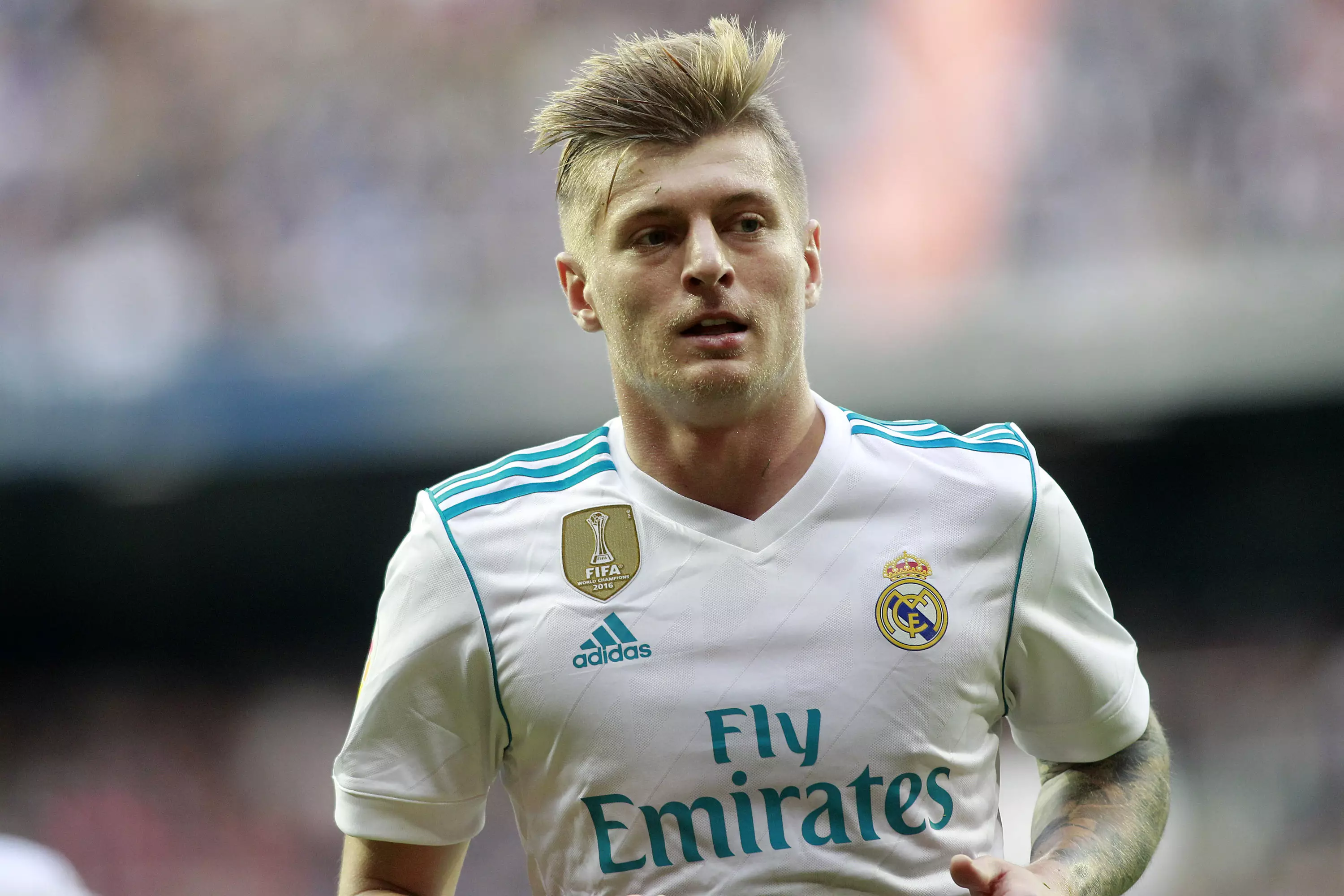 Kroos has become one of the best midfielders in the world. Image: PA Images