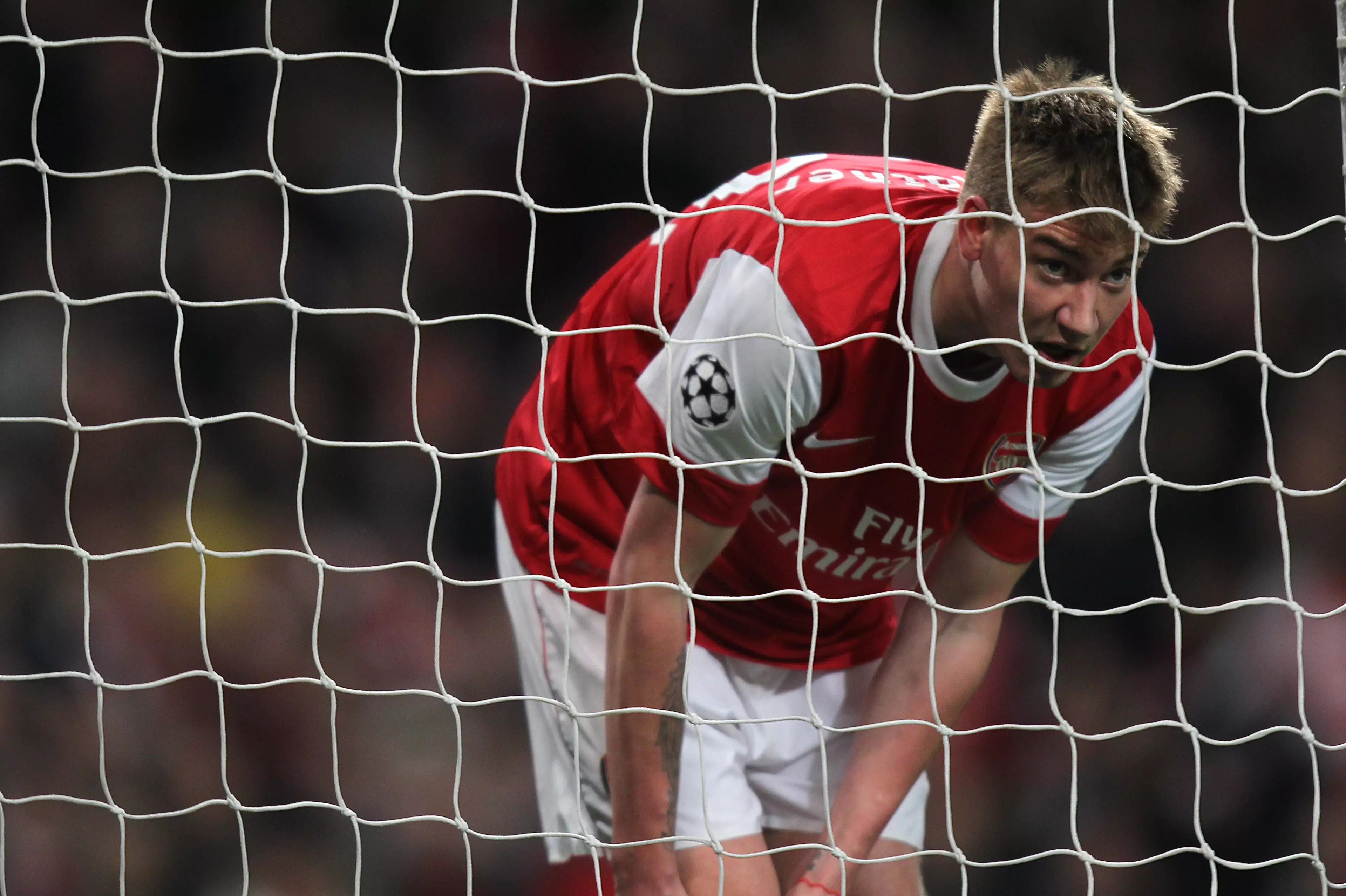 Things didn't work out for Lord Bendtner at Arsenal. Image: PA Images