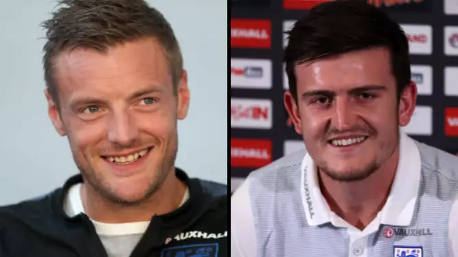 Jamie Vardy Sneaks Into England Press Conference, Asks Harry Maguire Hilarious Question