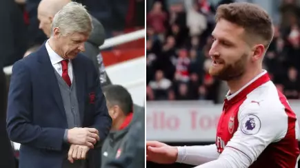 Shkodran Mustafi Bizarrely 'Sent Off' 15 Minutes Before The Game Even Started