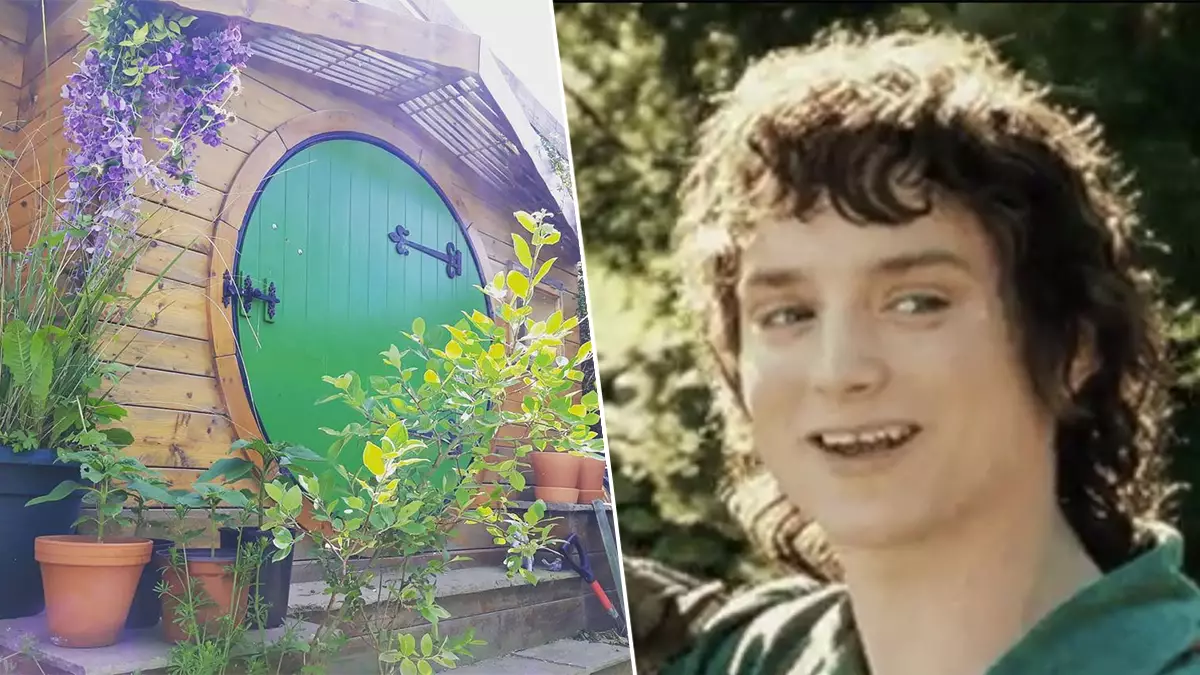 Man Turns Shed Into Hobbit-Hole From The Lord Of The Rings
