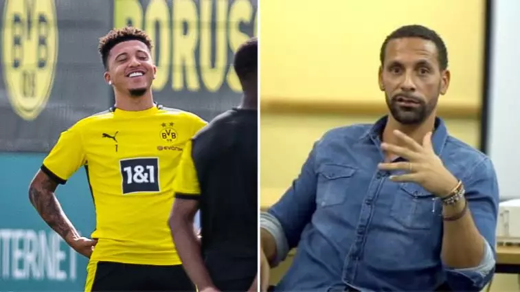 Rio Ferdinand Shares Five Year Old Conversation With Jadon Sancho As Manchester United Close In On Deal