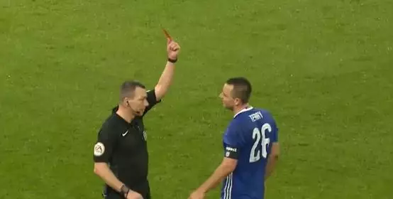 WATCH: John Terry Sent Off On Return To Chelsea First Team