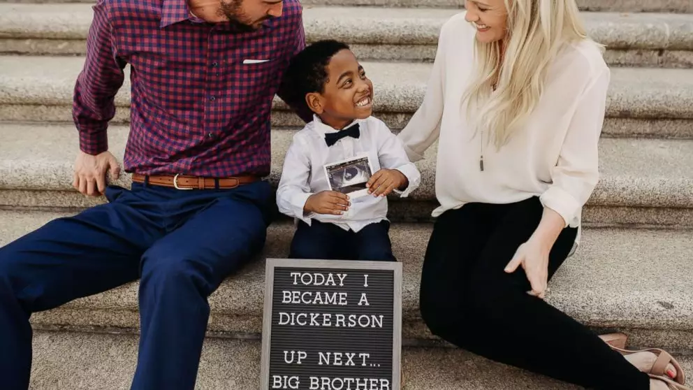 Boy Finds Out He Will Be A Big Brother The Same Day He Gets Adopted