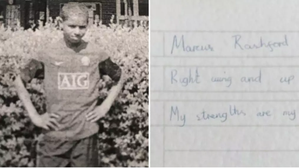 Marcus Rashford's Under 11's Report Card Goes Viral
