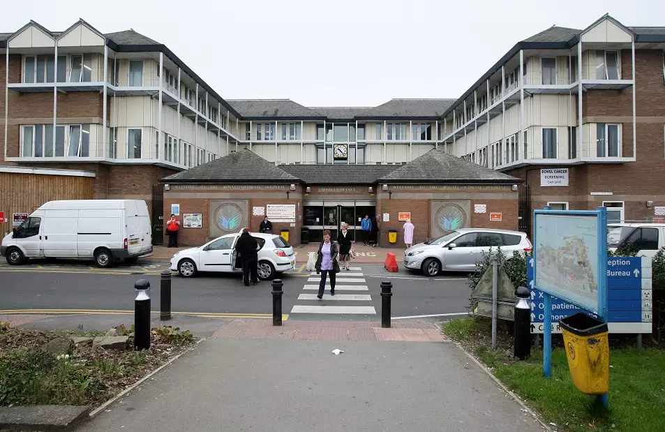 Royal Oldham Hospital.